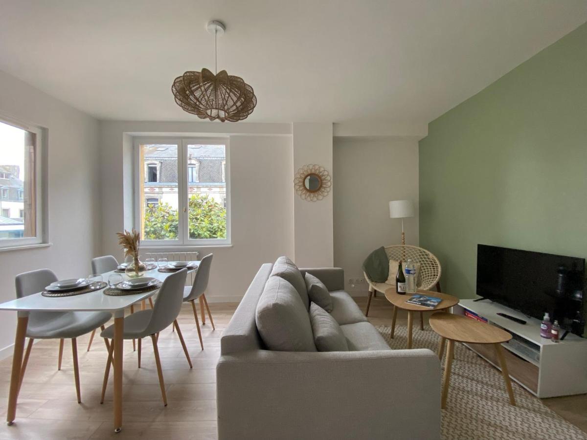 Le Ptit Vert - Wifi - Confort - Entree Autonome - Entre Gare Et Centre Quimper Buitenkant foto